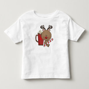 Rudy Reindeer With Cocoa Toddler T-Shirt