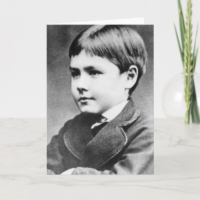 Rudyard Kipling, c.1870 Card (Front)