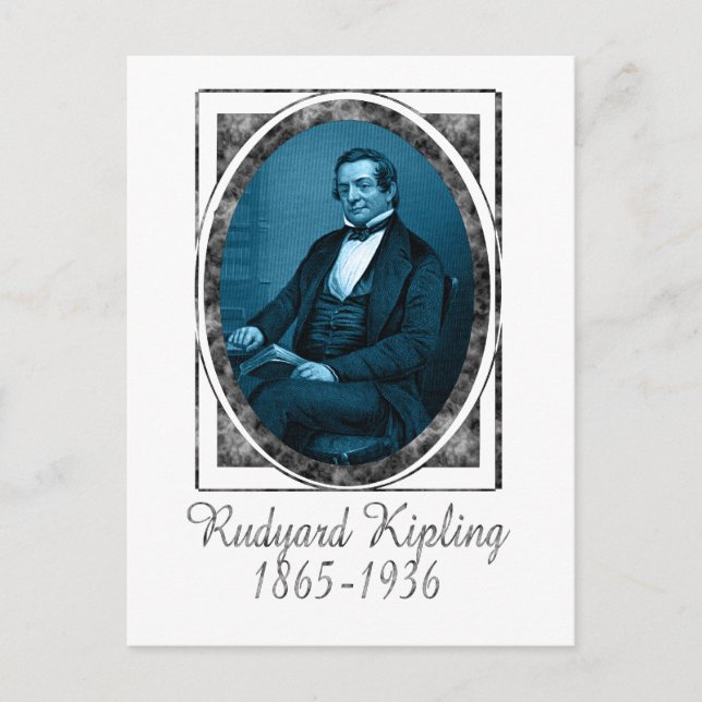Rudyard Kipling Postcard (Front)
