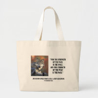 Rudyard Kipling Strength Of the Pack Wolf Quote