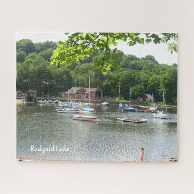 Rudyard Lake Staffordshire  UK Scenic View Jigsaw Puzzle (Horizontal)