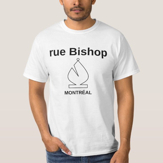 Rue Bishop - Montréal T-Shirt (Front)