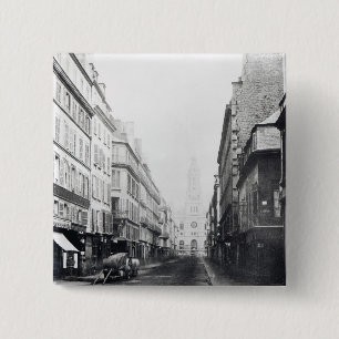 Rue de la Chaussee-d'Antin, Paris, 1858-78 15 Cm Square Badge