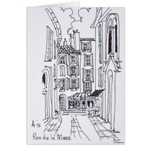 Rue de la Masse Aix en Provence, France