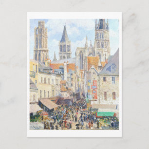 Rue de l'Epicerie, Rouen, Pissarro Postcard