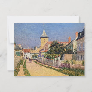 Rue de Moustier a Thorigny, fine art, Postcard