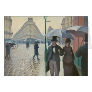 Rue de Paris Temps de Pluie by Gustave Caillebotte