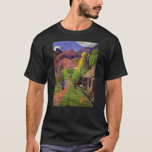 Rue de Tahiti Tropical Polynesian Paul Gauguin Art T-Shirt