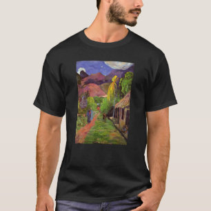 Rue de Tahiti Tropical Polynesian Paul Gauguin Art T-Shirt