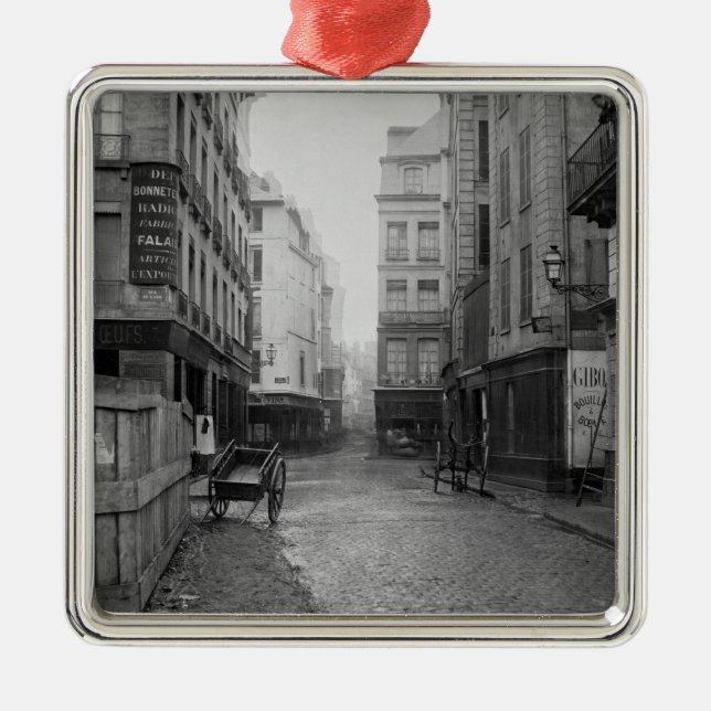 Rue des Bourdonnais  Paris 1858-78 Metal Tree Decoration (Front)