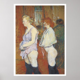 Rue des Moulins: The Medical Inspection, 1894 Poster