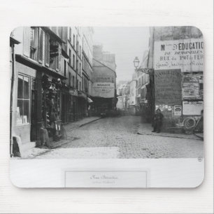 Rue Descartes, from the Rue Mouffetard, Paris Mouse Pad