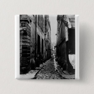 Rue du Croissant 15 Cm Square Badge