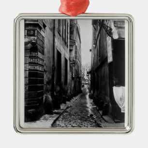 Rue du Croissant Metal Ornament