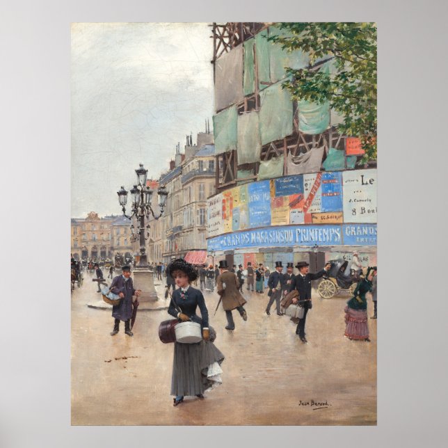 Rue du Havre - Jean Béraud Fine Art Poster (Front)