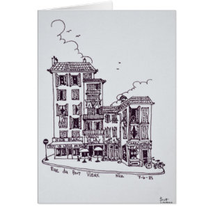 Rue du Vieux Port in Old Nice Nice, France