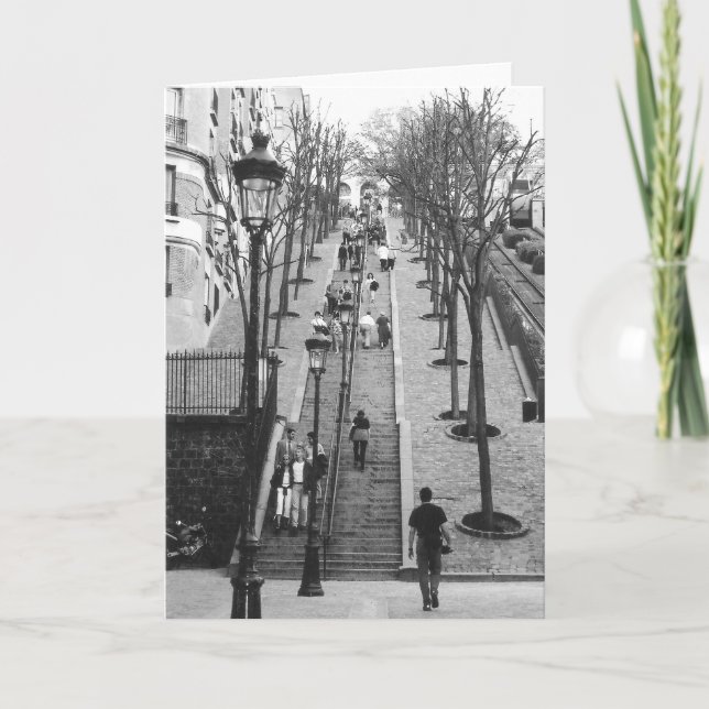 Rue Foyatier, Montmartre, Paris Notecards (Front)