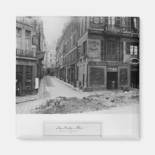 Rue Maitre Albert Paris, 1858-78 Magnet