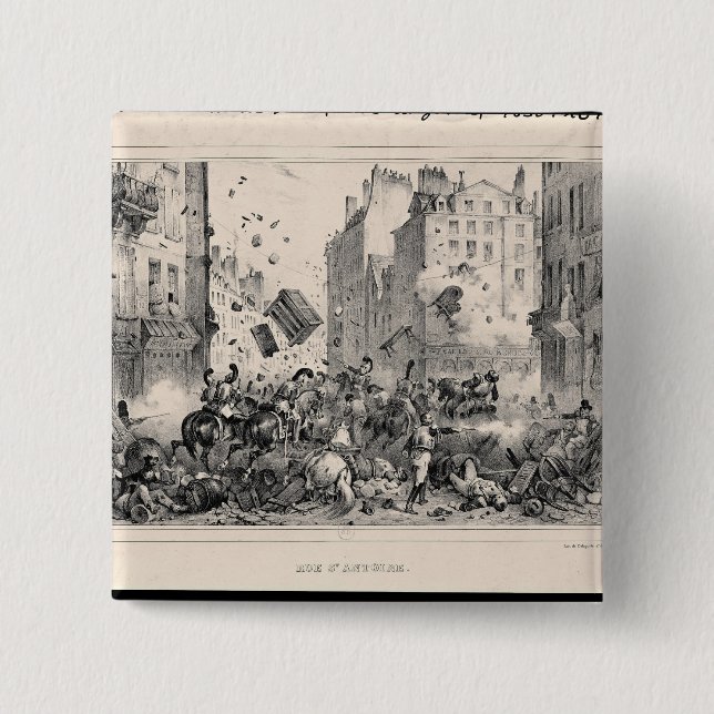 Rue Saint-Antoine 15 Cm Square Badge (Front)