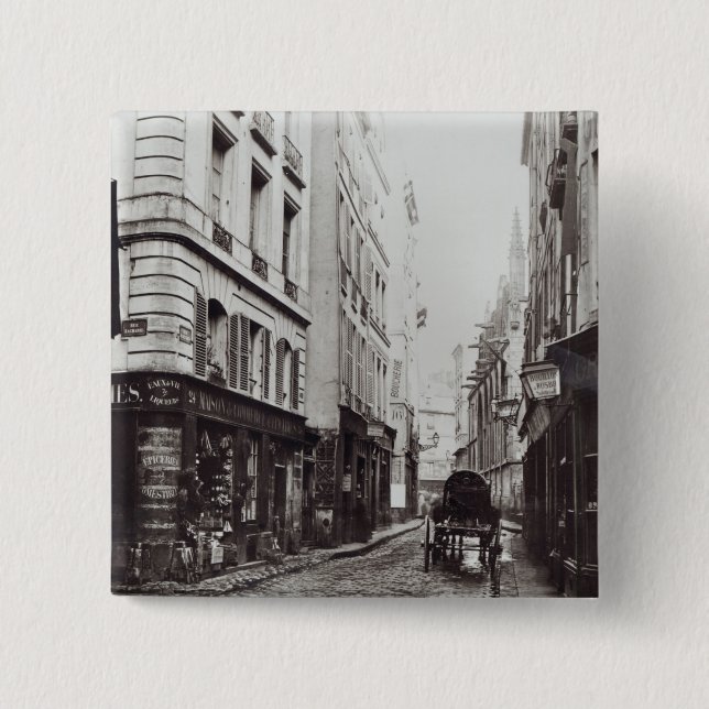 Rue Saint-Severin 15 Cm Square Badge (Front)