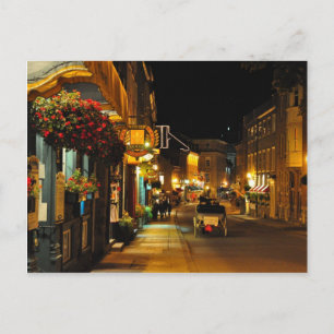 Rue St. Louis Horse Drawn Carriage Quebec Postcard