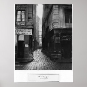 Rue Tirechape, from rue St. Honore, Paris Poster