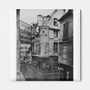 Rue Vieille-du-Temple, Paris, 1858-78 Magnet
