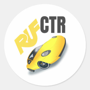 RUF yellow Car CTR Sticker