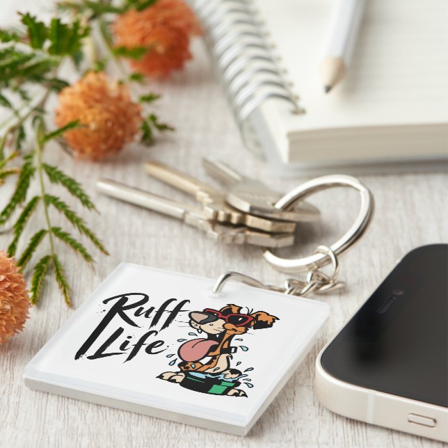 Ruff Life Key Ring (Front Right)