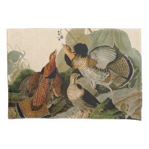 Ruffed Grouse Audubon Game Bird Pillowcase