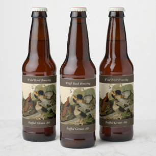 Ruffed Grouse - from Audubon's Birds of America Beer Bottle Label