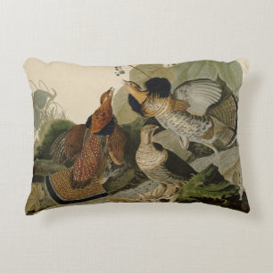 Ruffed Grouse - from Audubon's Birds of America Decorative Cushion