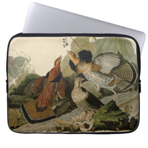 Ruffed Grouse - from Audubon's Birds of America Po Laptop Sleeve