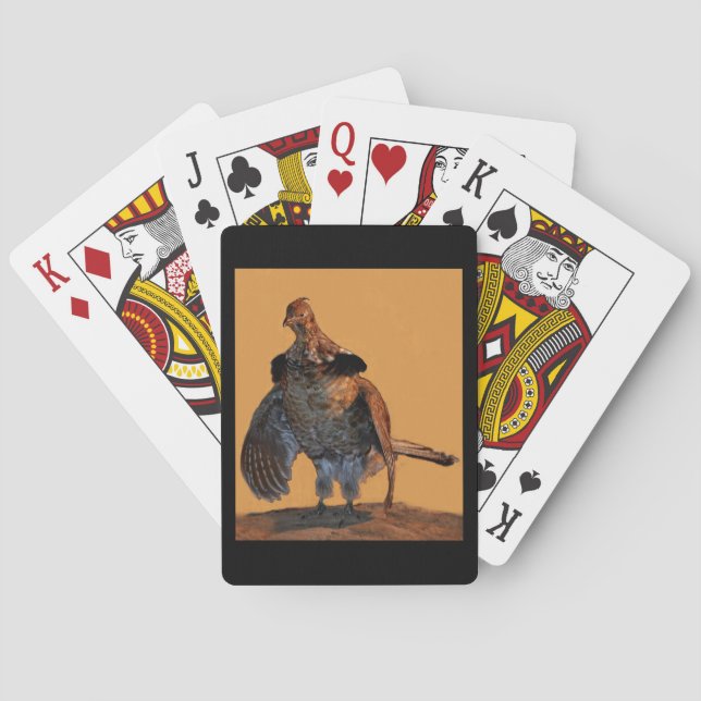 Ruffed Grouse (Pennsylvania) Playing Cards (Back)