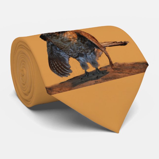 Ruffed Grouse (Pennsylvania) Tie (Rolled)