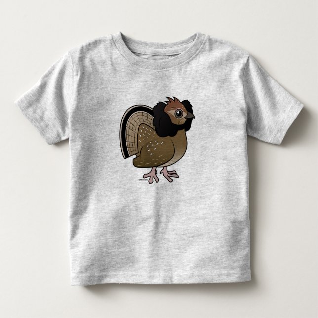 Ruffed Grouse Toddler T-Shirt (Front)