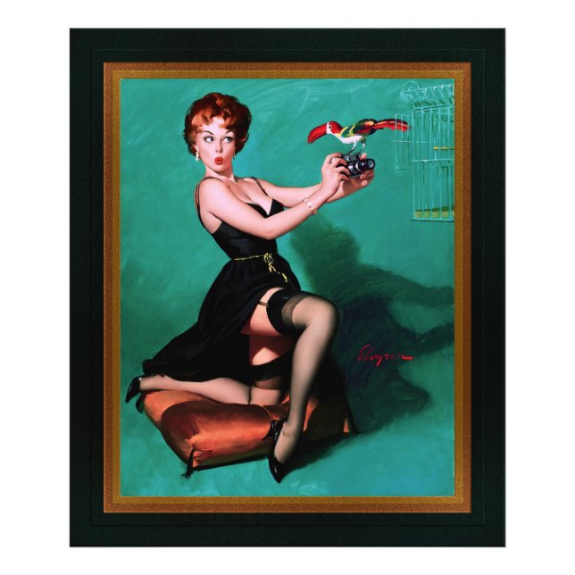 Ruffled Feathers by Gil Elvgren Photo Print (Front)