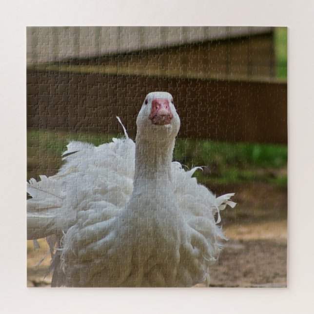 Ruffled Goose Jigsaw Puzzle (Vertical)