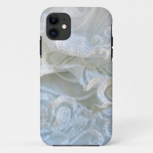 Ruffled White Lace iPhone 11 Case