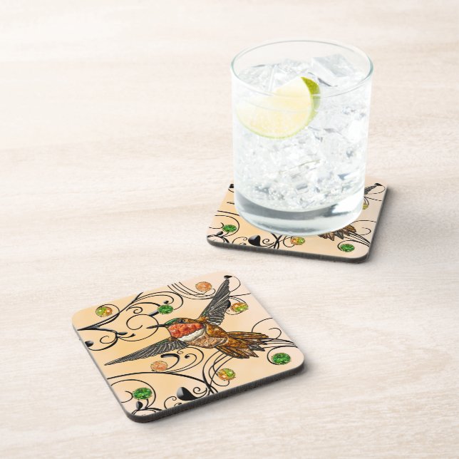 Rufous Hummingbird Coaster (Right Side)