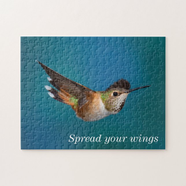 Rufous Hummingbird Jigsaw Puzzle (Horizontal)