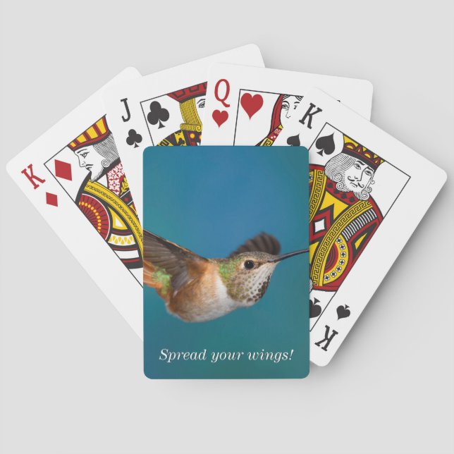 Rufous Hummingbird Playing Cards (Back)