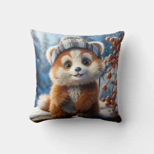 Rufus - An adorable red panda Cushion