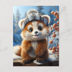 Rufus - An adorable red panda Postcard