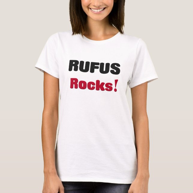Rufus Rocks T-Shirt (Front)