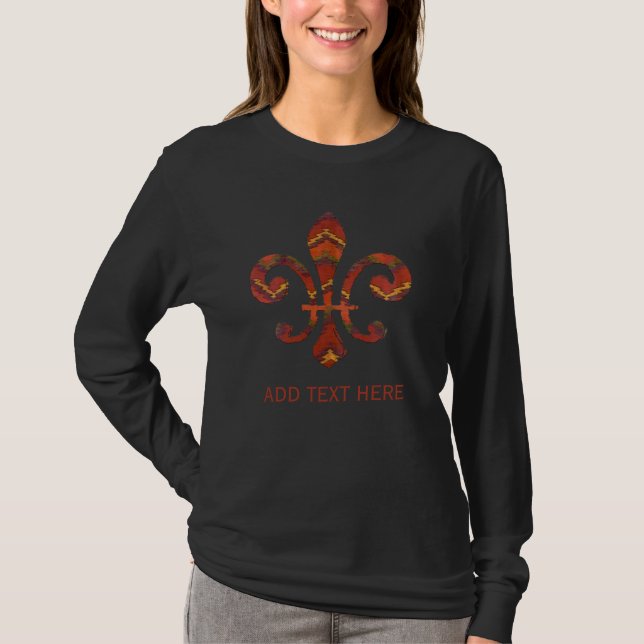 Rug Fleur De Lis T-Shirt (Front)
