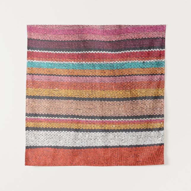 Rug Richness: Mexican Peruvian Textures Tapestry (Front)