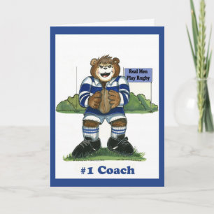 Rugby #1 Coach Card