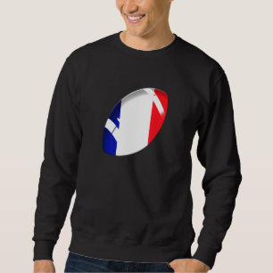 Rugby Ball France Flag Cool Les Bleus Flags Men Wo Sweatshirt