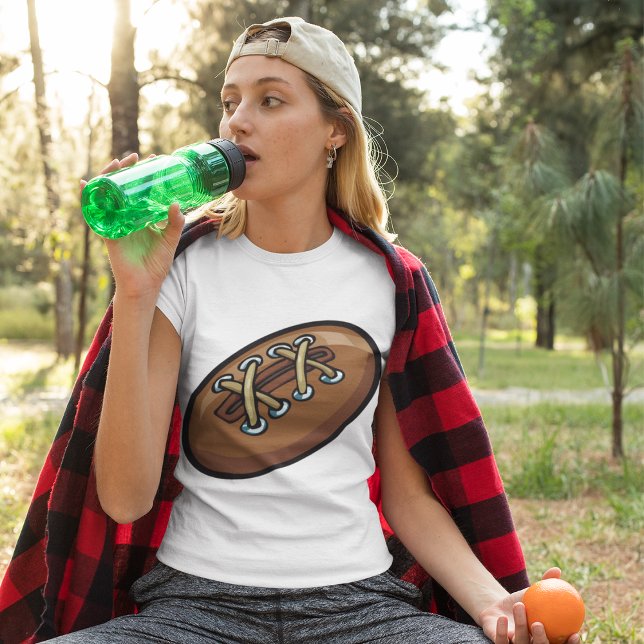 Rugby Ball Fun Sports Graphic T-Shirt (Creator Uploaded)